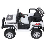 Elektrické autíčko Jeep BEAST 4x4 - MP3 - biele